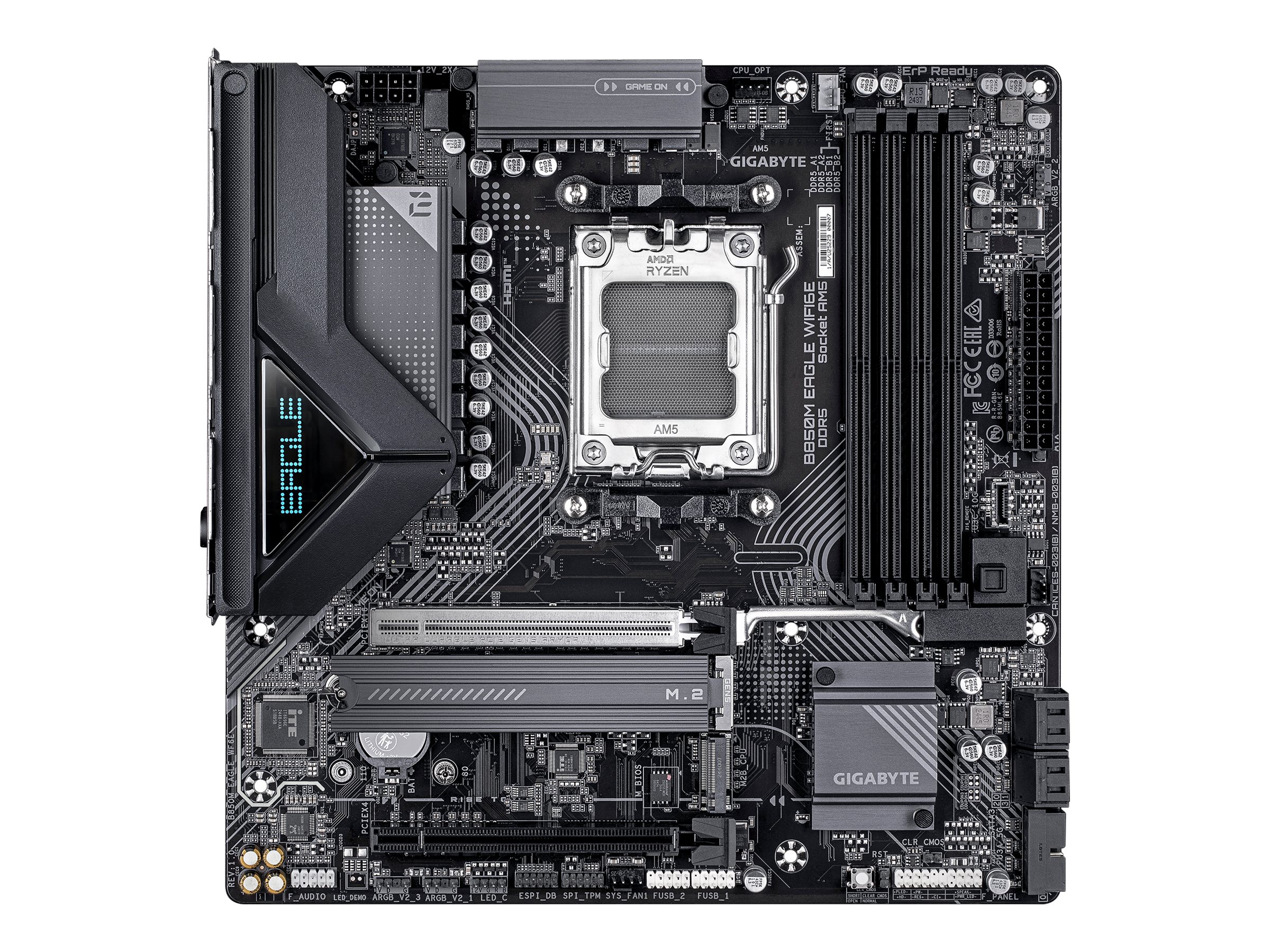 GIGABYTE B850M EAGLE WIFI6E Micro ATX Socket AM5 AMD B850 Dark Brown