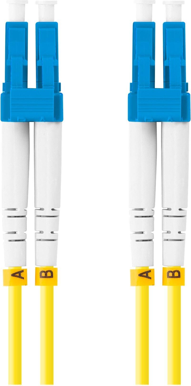 Lanberg Fiber Patchk. SM LC/UPC-LC/UPC DUPLEX G657A1 (FO-LULU-SD11-0030-YE)