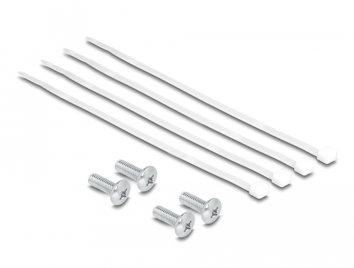 Delock Patchpanel 10" 8 Port Cat.6A 1 HE Grau