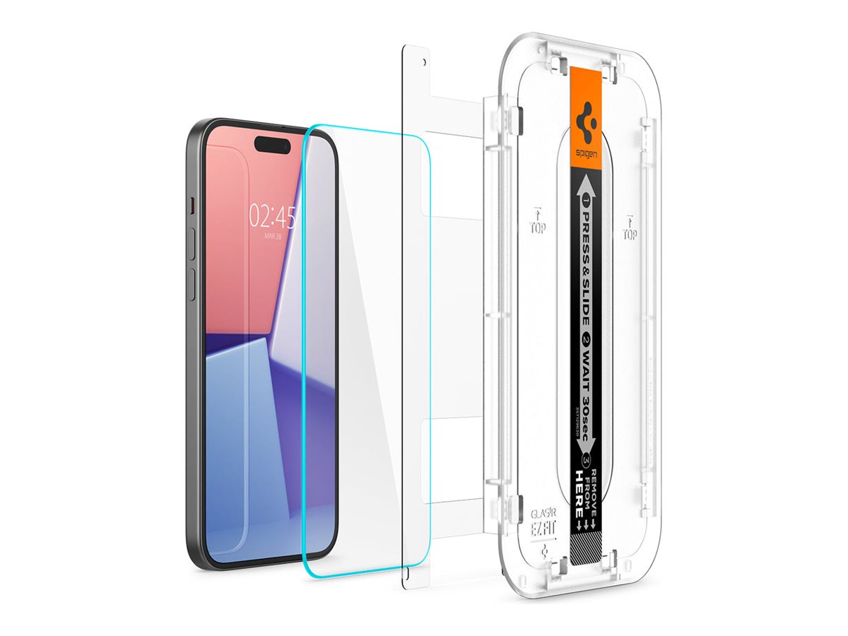 Spigen Glas.tR EZ Fit HD Bildschirmschutz Transparent