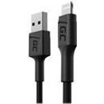 Green Cell KABGC24 Lightning-Kabel 0,3 m Schwarz (KABGC24)