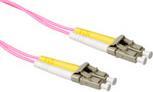 ACT 17 meter LSZH Multimode 50/125 OM4 fiber patch cable duplex with LC connectors (RL9717)