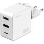 4smarts Netzladegerät GaN Flex HDMI 65W weiß (541711)