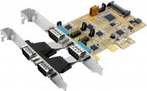 EXSYS GmbH PCIe 4S Seriell RS-232/422/485 (FTDI) (EX-45034)