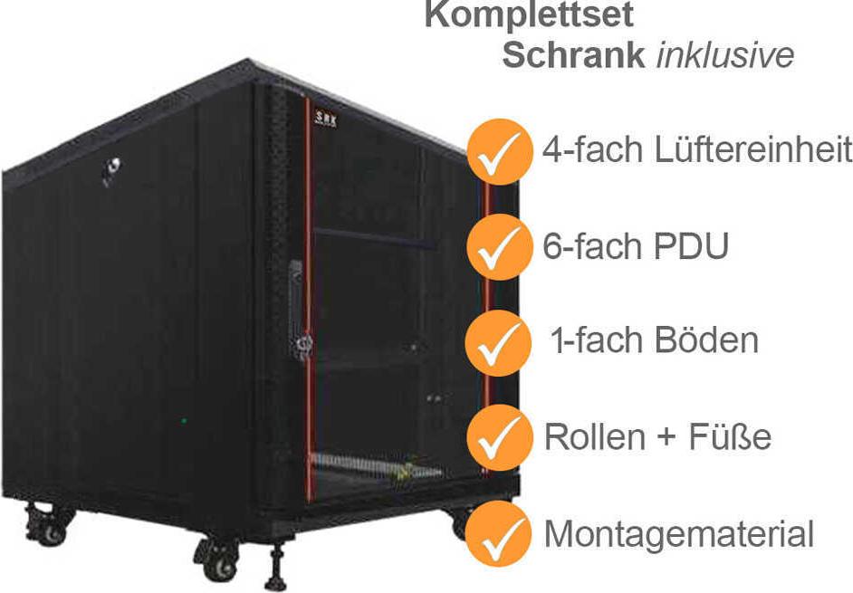 IT-BUDGET 19"-Netzwerkschrank SRK (90ITB19SRK1266GS)