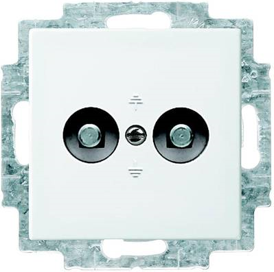 Busch-Jaeger 2fach Einsatz Potenzial-Ausgleichsstecker-Dose Busch-balance SI Alpinweiß 2095 UC-914 (2095 UC-914)