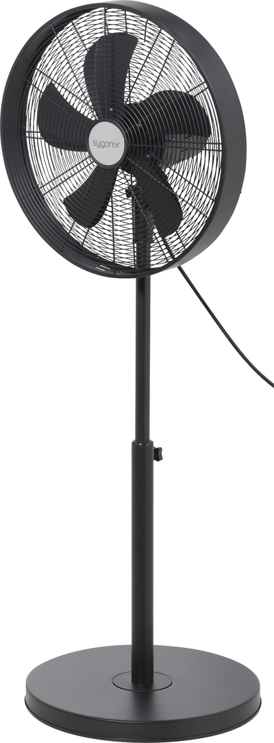 Sygonix Standventilator 50 W O x H 445 mm 1200 Schwarz (SY-6661438)