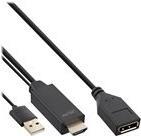 INLINE HDMI M to DisplayPort F Converter Cable (17168P)