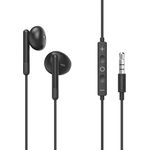 Hama Kopfhörer Noble, Earbuds, Mikrofon, Kabelknickschutz, 3,5-mm-Klinke, Schw (00221800)