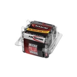 ANSMANN Micro Batterie 20 x AAA Typ Alkalisch (5015538)