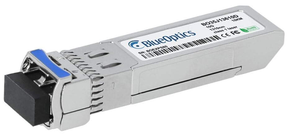 BlueOptics S26361-F3986-L6-BO SFP+ Transceiver 10GBASE-LR LC-Duplex Singlemode 1310nm 10km Aluminium