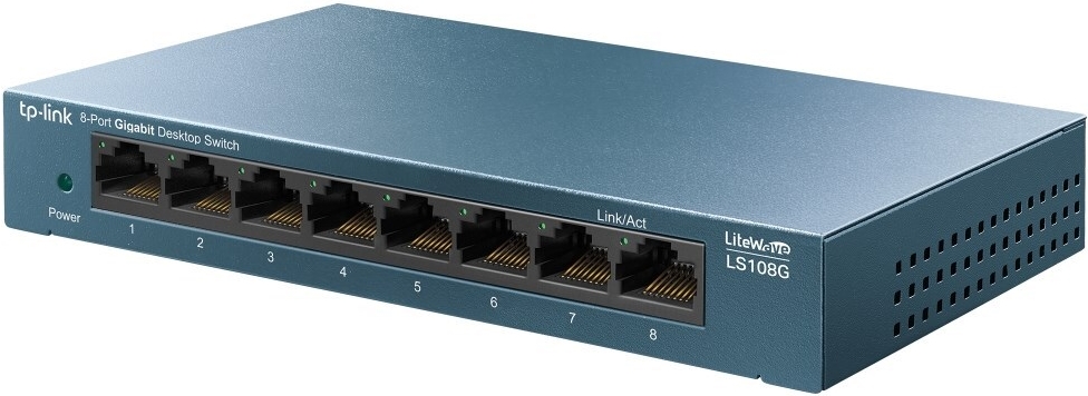 TP-Link LiteWave LS108G Gigabit Switch 8 Ports Blue