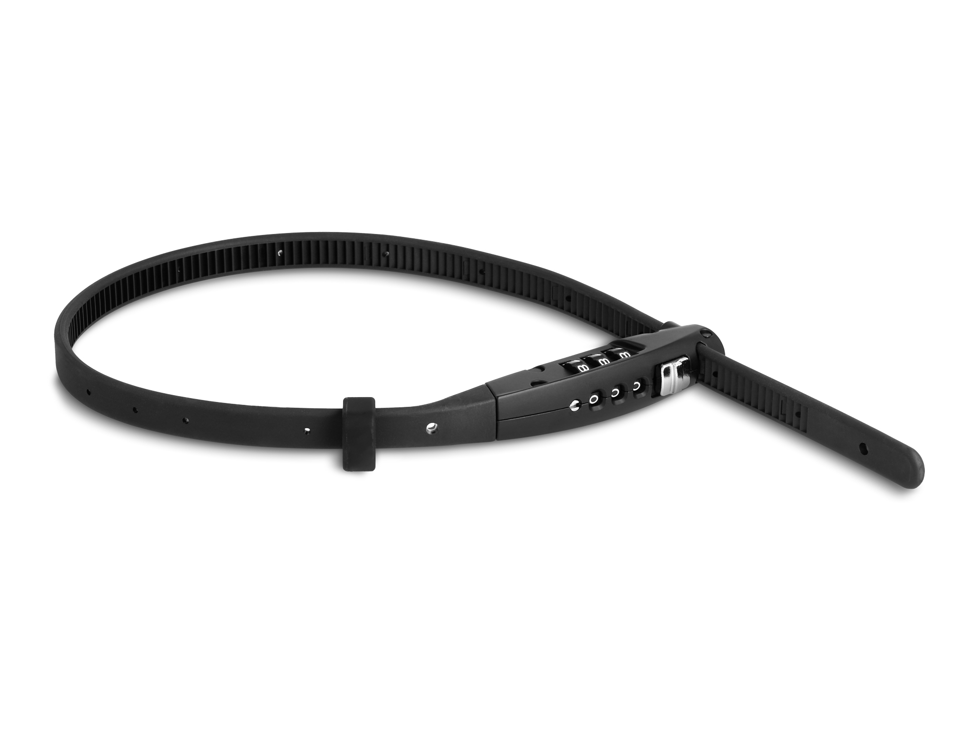 Navilock Universal 20930 Kabelschloss mit Zahlenschloss 4,1 cm Schwarz