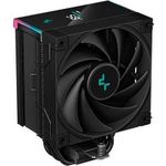 DeepCool AK500S Digital. Typ: Luftkühlung, Lüfterdurchmesser: 12 cm, Maximaler Luftstrom: 68,99 cfm, Maximum Luftdruck: 2,19 mmH2O. Breite: 96 mm, Tiefe: 125 mm, Höhe: 160 mm. Produktfarbe: Schwarz (R-AK500S-BKADMN-G)