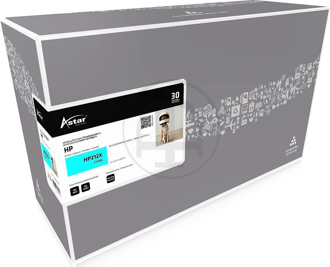 AS20284 ASTAR HP CLJ M554 TONER CYA HC W2121X/HP212X 10.000S. o. Fuellstands. (AS20284)