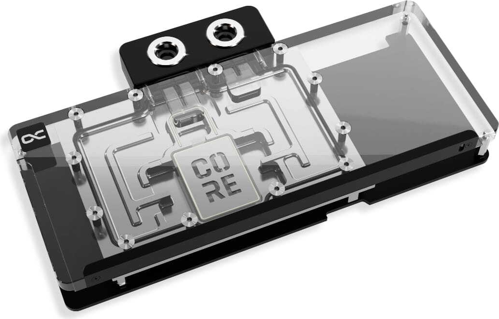 Alphacool Core RX 9070 XT Mercury transparent/chrom inkl. Backplate (10289)