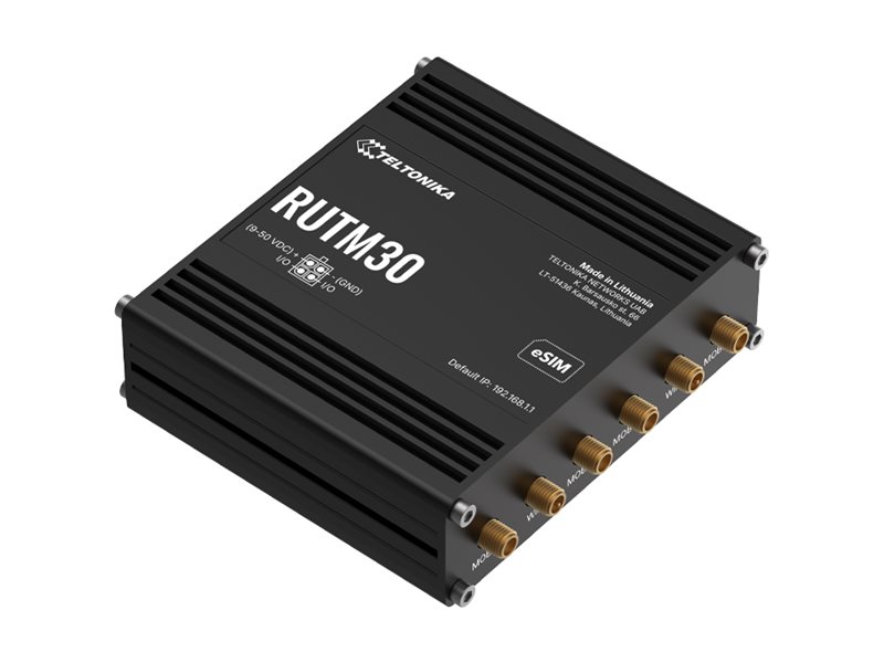 Teltonika RUTM30 5G Wireless Router Wi-Fi 5 Schwarz