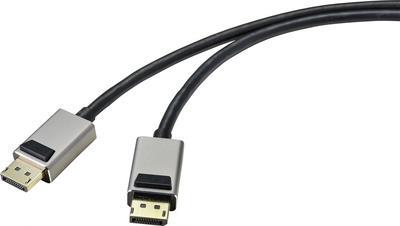 SpeaKa Professional DisplayPort DisplayPort Anschlusskabel [1x DisplayPort Stecker - 1x DisplayPort Stecker] 3.00 m Schwarz (SP-9510452)