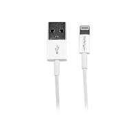 StarTech.com WHITE SLIM LIGHTNING / USB CBL 1m Apple® 8 Pin Slim Lightning Connector auf USB Kabel (USBLT1MWS)