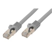 RJ45 Patchkabel mitCat.7 Rohkabel und Rastnasenschutz (RNS®), S/FTP, PiMF, halogenfrei, 600MHz, OFC, grau, 30m, Good Connections® (8070R-300)