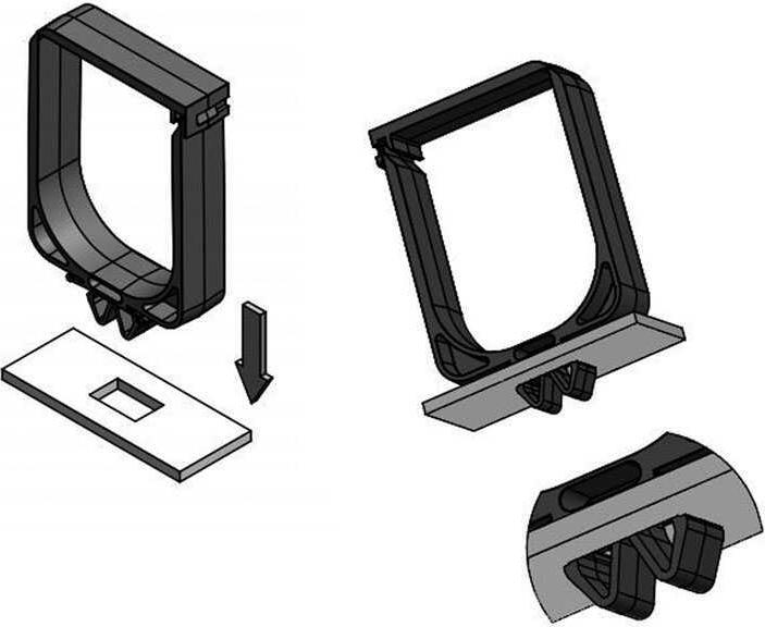 IT-BUDGET Kabelbügel Kunststoff (01900651010)