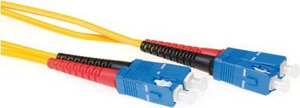 ACT 1 meter LSZH Singlemode 9/125 OS2 fiber patch cable duplex with SC connectors SC-SC 9/125 OS2 DUPLEX 1.00M (RL3901)