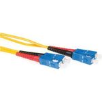 ACT 1 meter LSZH Singlemode 9/125 OS2 fiber patch cable duplex with SC connectors SC-SC 9/125 OS2 DUPLEX 1.00M (RL3901)