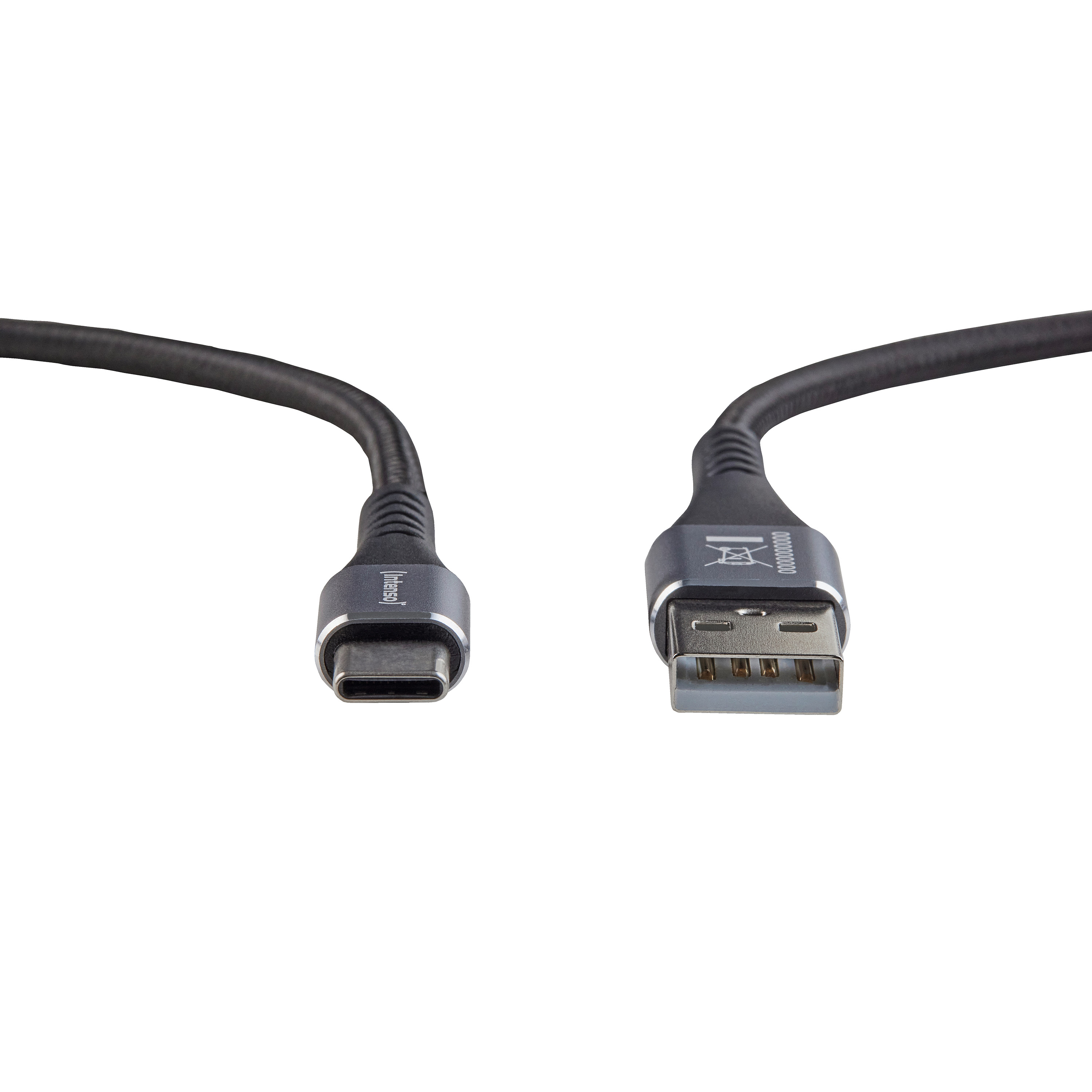 Intenso A315C Nylon USB-A auf USB-C Kabel 1,5 m Schwarz