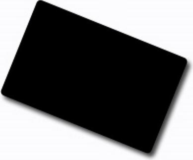 ARTDEV Plastikkarte - 86 x 54 x 0.76mm, 30mil, blanko, schwarz (CRD-BL-BL)