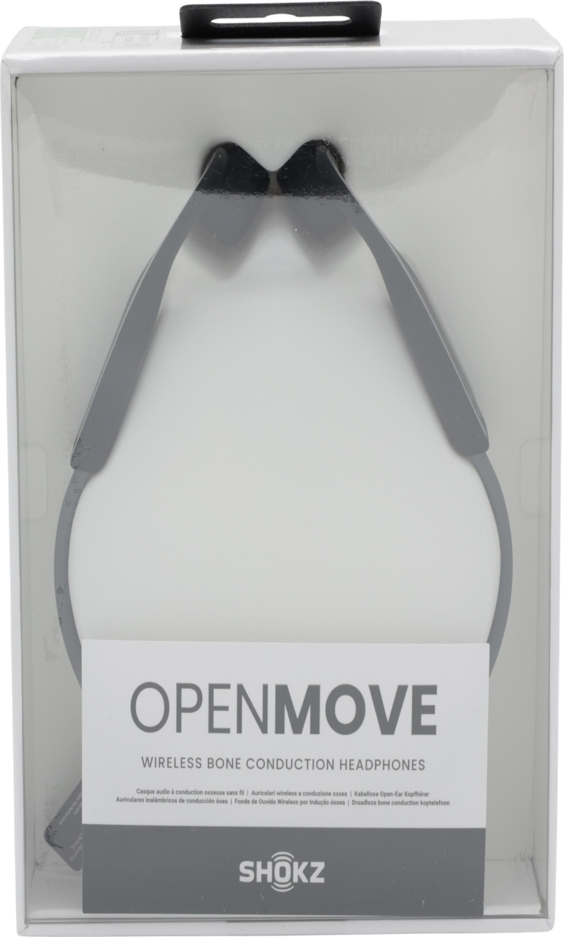 Aftershokz OpenMove Nackenband Bluetooth Kopfhörer Grau