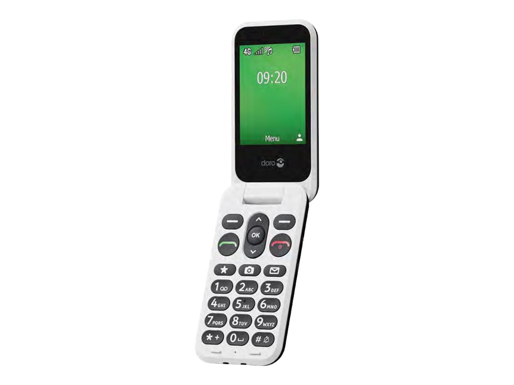 Doro Leva E30 4G Klapphandy 2,8" Single SIM Rot, Weiß