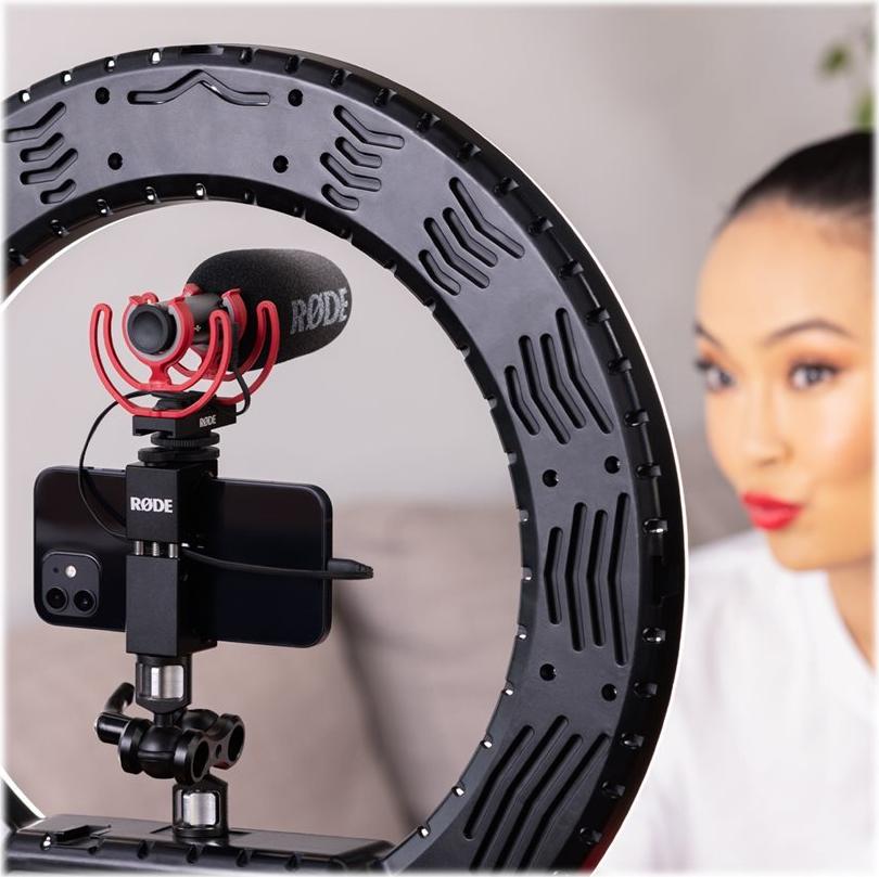 RODE VideoMic GO II HELIX Kameramikrofon 3,5 mm Klinke USB Schwarz, Rot