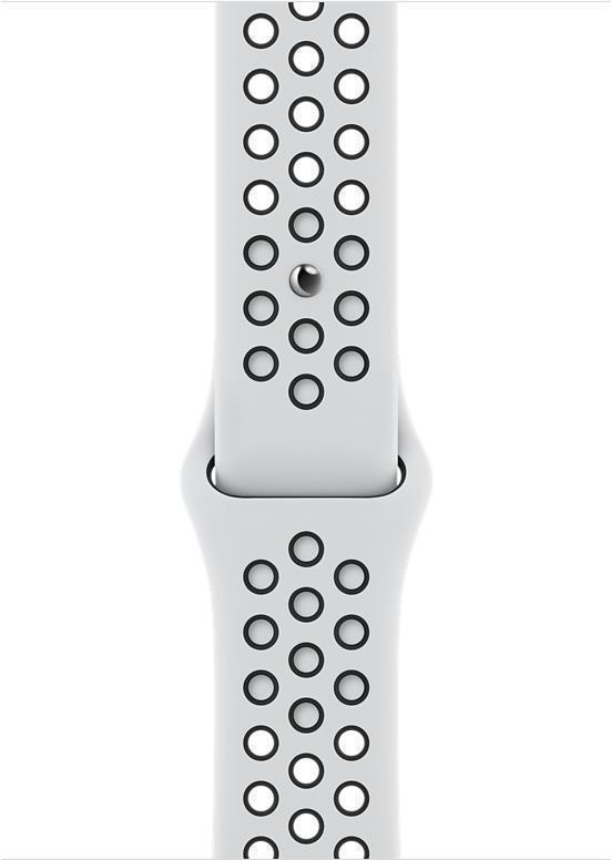 Apple ML893ZM/A Smartwatch-Zubehör Band Schwarz - Platin Fluor-Elastomer (ML893ZM/A)