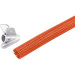 S/CONN maximum connectivity Flex Kabelkanal Set, 25mm, orange, 3,75m (18-36377)