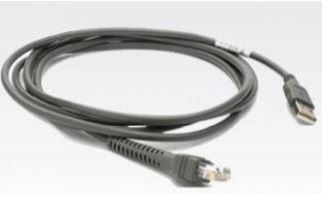 Zebra Verbindungskabel, USB Verbindungskabel, USB, gerade, geschirmt, Länge: 2m (CBA-U46-S07ZAR)