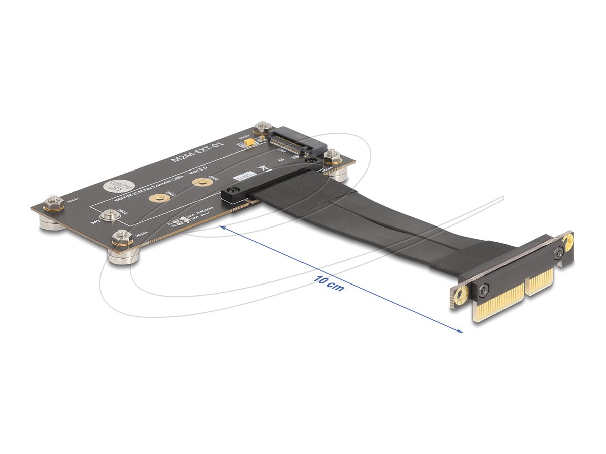 Delock 81502 Schnittstellenadapter PCIe 3.0 x4 M.2 Card Schwarz