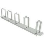 19\"-Frontplatte, horizontale oder vertikale Kabelführung, RAL 7035 lichtgrau (26.99.0308)