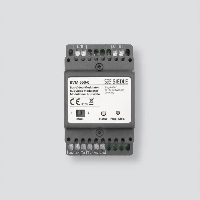 Siedle BVM650-0 Bus-Video-Modulator Grau (210008126-00)