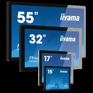 Iiyama ProLite TF1633MSC-B1 Touchmonitor 15.6" Full HD IPS Open Frame Schwarz