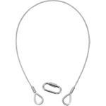 EUROLITE Sicherungsseil A 3x600mm bis 5kg, silber (58010310)