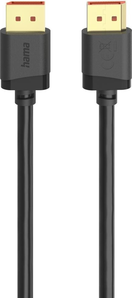 Hama DisplayPort-Kabel, DP 2.1, Ultra-HD 8K, 40 Gbit/s, 2 m (00202010)