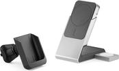 Alogic Matrix+ Wireless 3-in-1 Ladestation MagSafe+ Vent Mount (MM31CPBCBK-G)