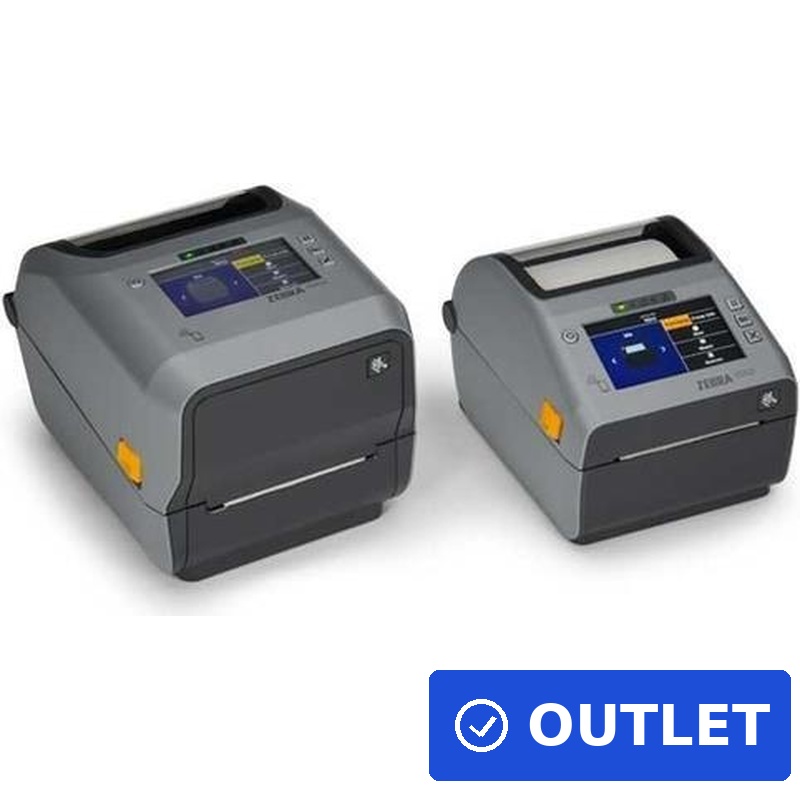 Zebra ZD621t Etikettendrucker Thermotransfer 300 dpi 152 mm/s 118 mm Rolle USB LAN Bluetooth Grau (ZD6A143-30EF00EZ) (geöffnet)