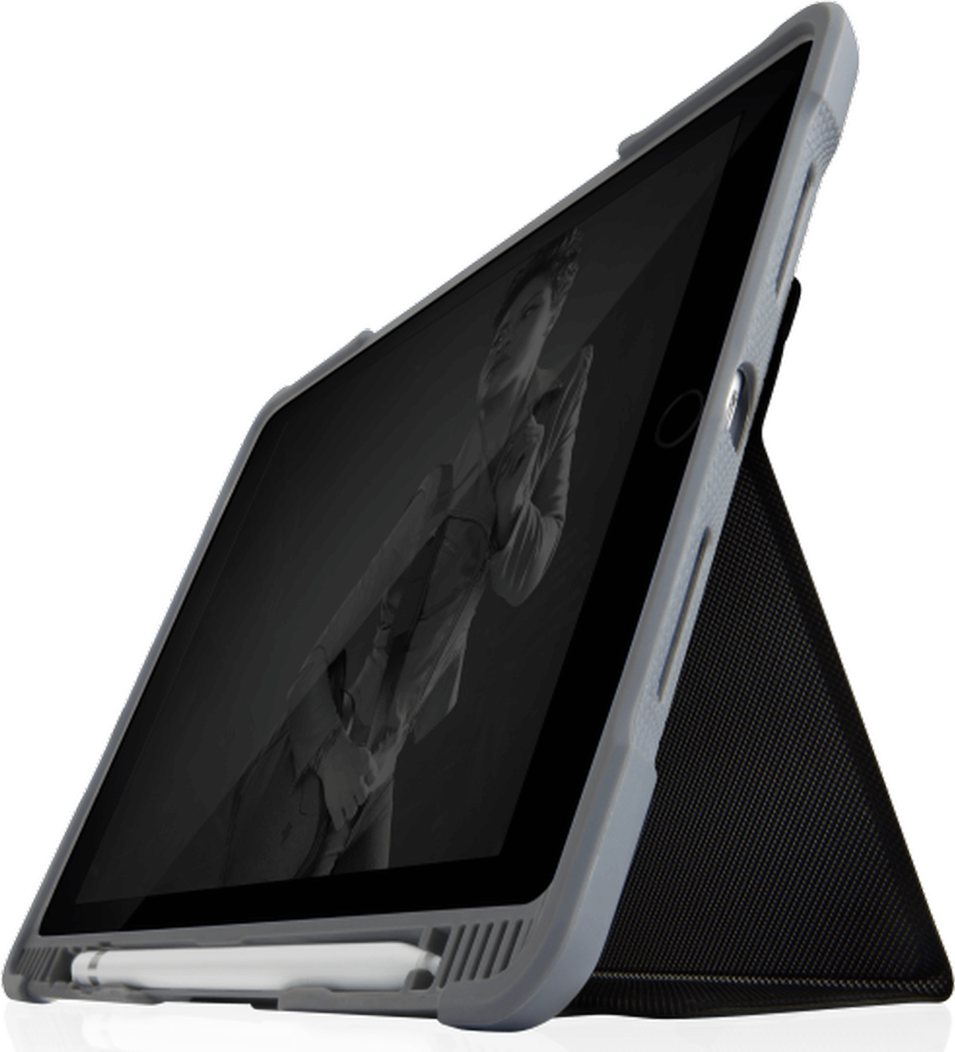 STM Dux Plus DUO Case | Apple iPad 10,2" (2021 - 2019) | schwarz/transparent | STM-222-236JU-01 (STM-222-236JU-01)