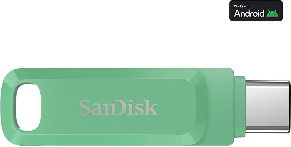 SanDisk Ultra Dual Drive Go 64 GB USB Type-A / USB Type-C Grün