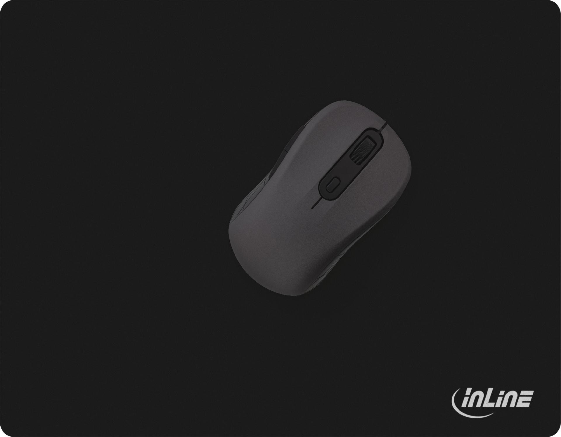 InLine Soft Gaming Pad Mauspad 350×260×3mm Schwarz