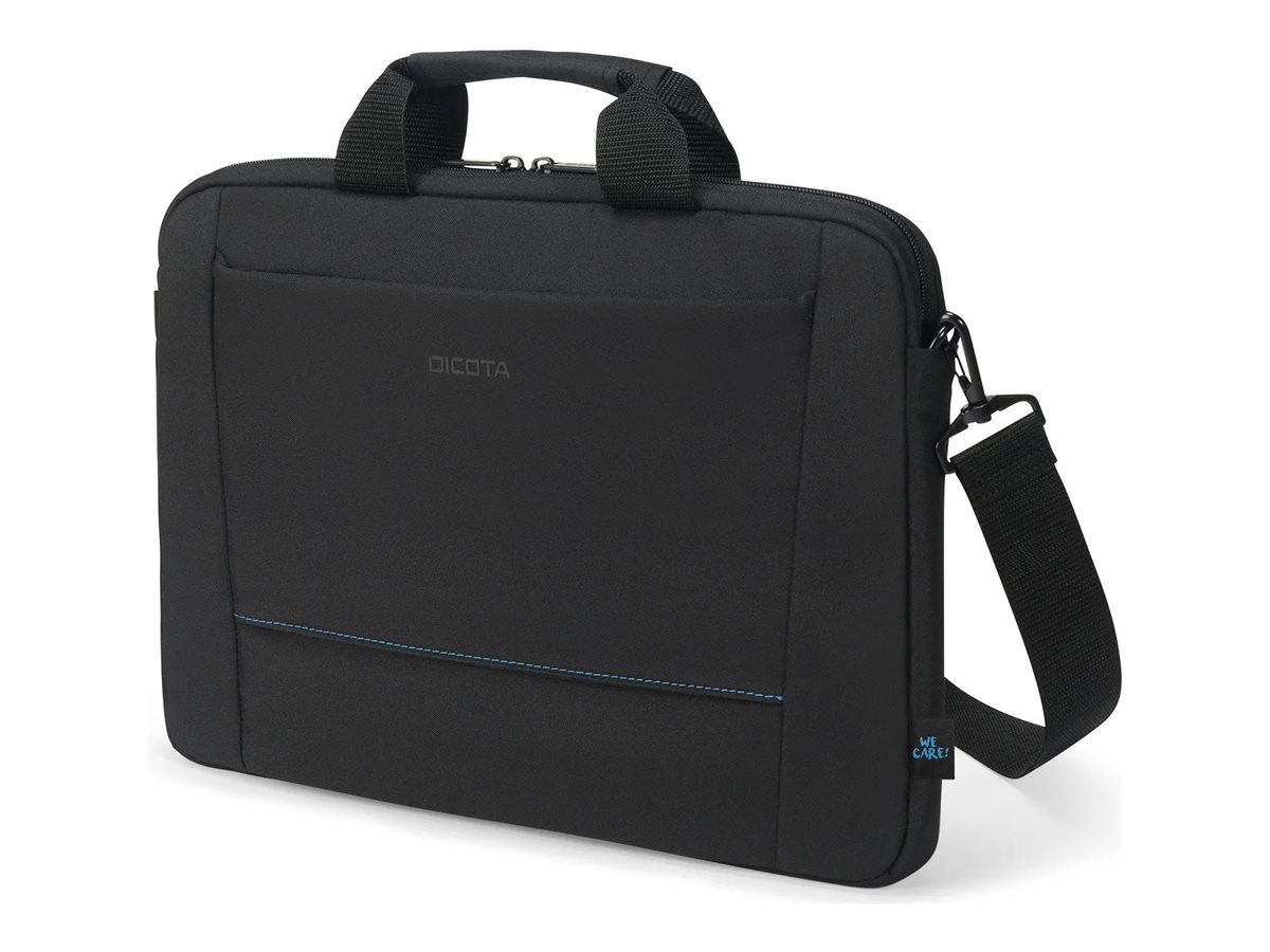DICOTA TWO Slim Case 14" Notebook-Tasche Schwarz