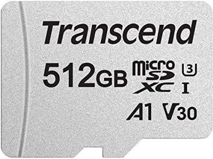 Transcend 300S Flash-Speicherkarte (Adapter inbegriffen) (TS512GUSD300S-A)