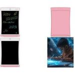 LogiLink LCD Kinderschreib- & Maltafel, 8,5 Zoll, pink per Knopfdruck löschbar, wiederbeschreibbar, Sperrschalter - 1 Stück (AA0180)