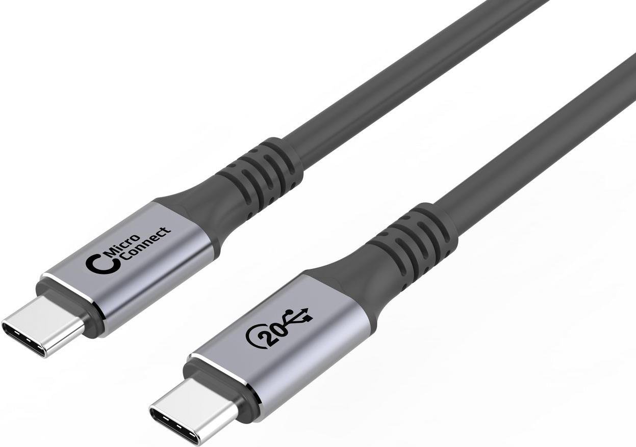 Microconnect USB3.2CC05 USB Kabel 0,5 m USB C Schwarz (USB3.2CC05)